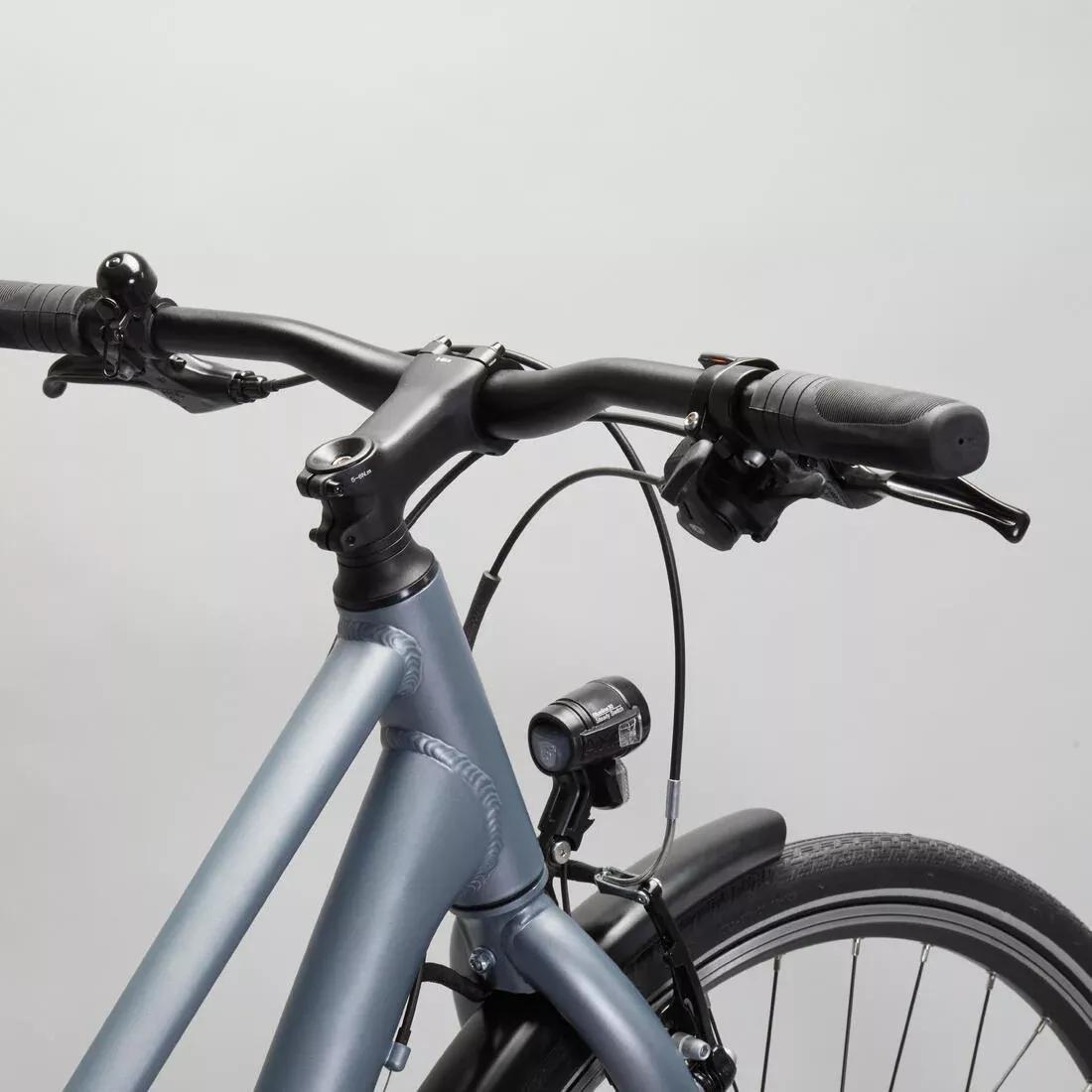 Long Distance Step-Through City Bike - 500, Grey, No Color, large image number 6