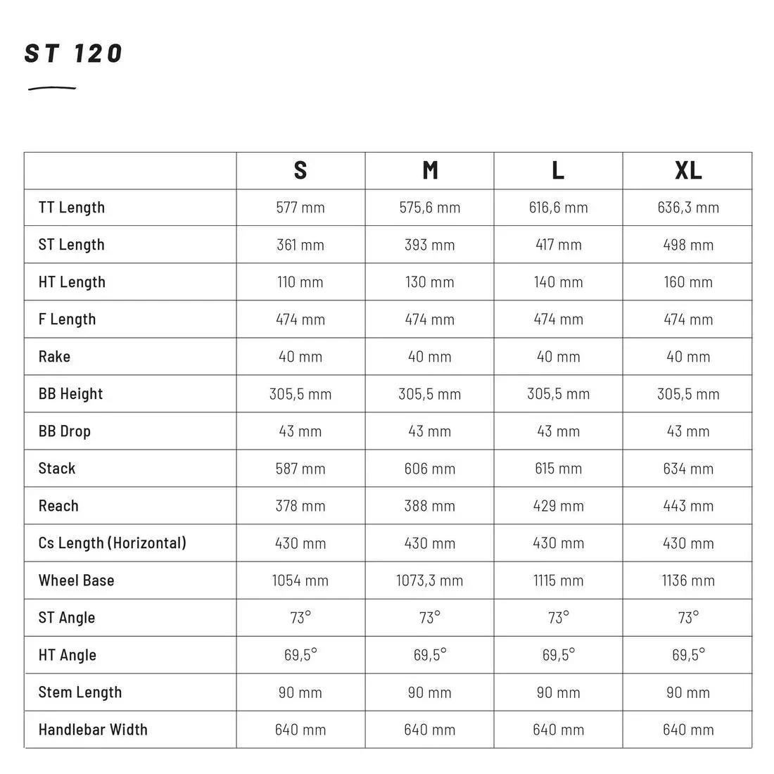 Mountain Bike St 120, Black, No Color, medium