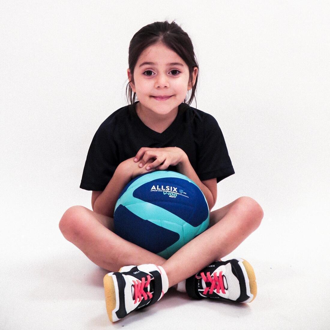 180-200 G Volleyball For V100 Soft, Blue, No Color, large image number 3