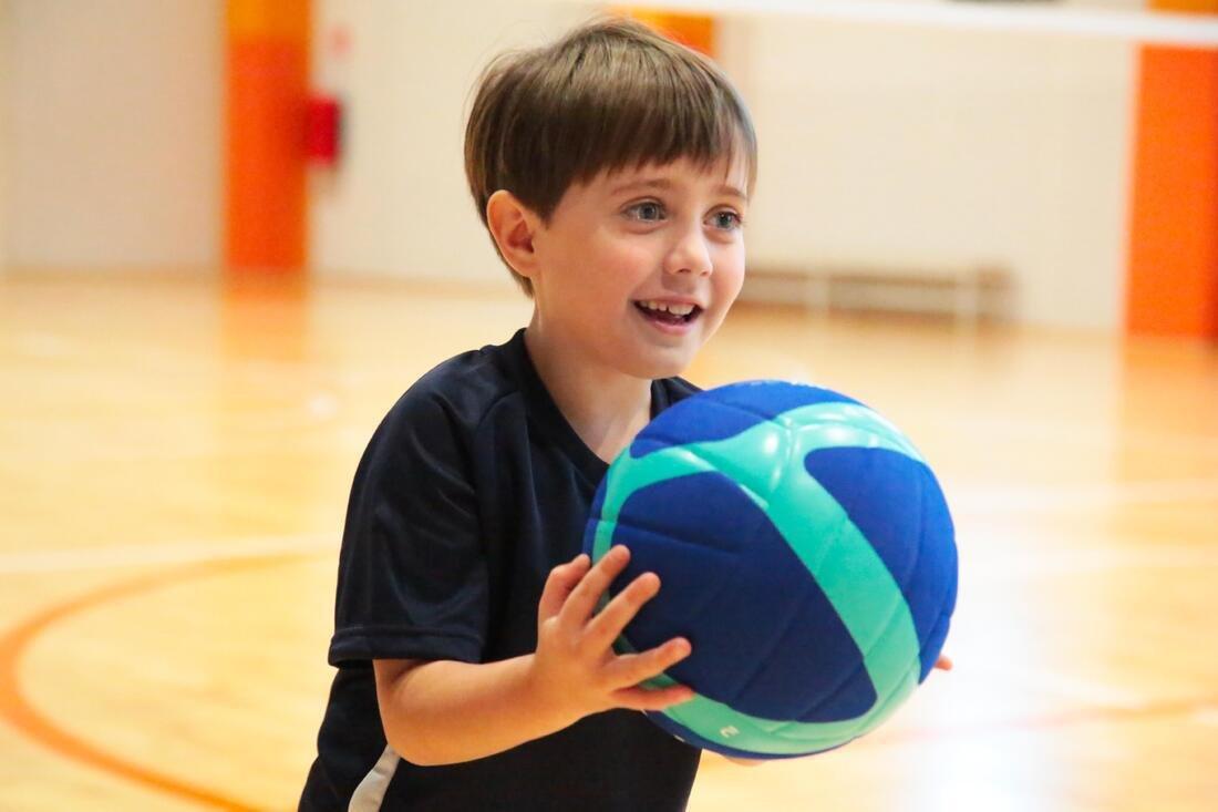 180-200 G Volleyball For V100 Soft, Blue, No Color, large image number 5