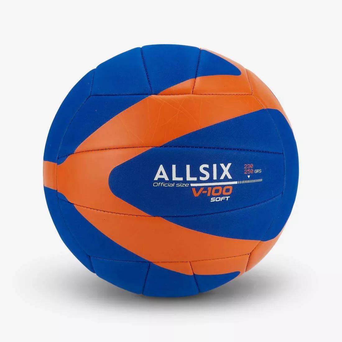 230-250 G Volleyball - For 10- To -14-Year-Olds V100 Soft, Blue, No Color, medium