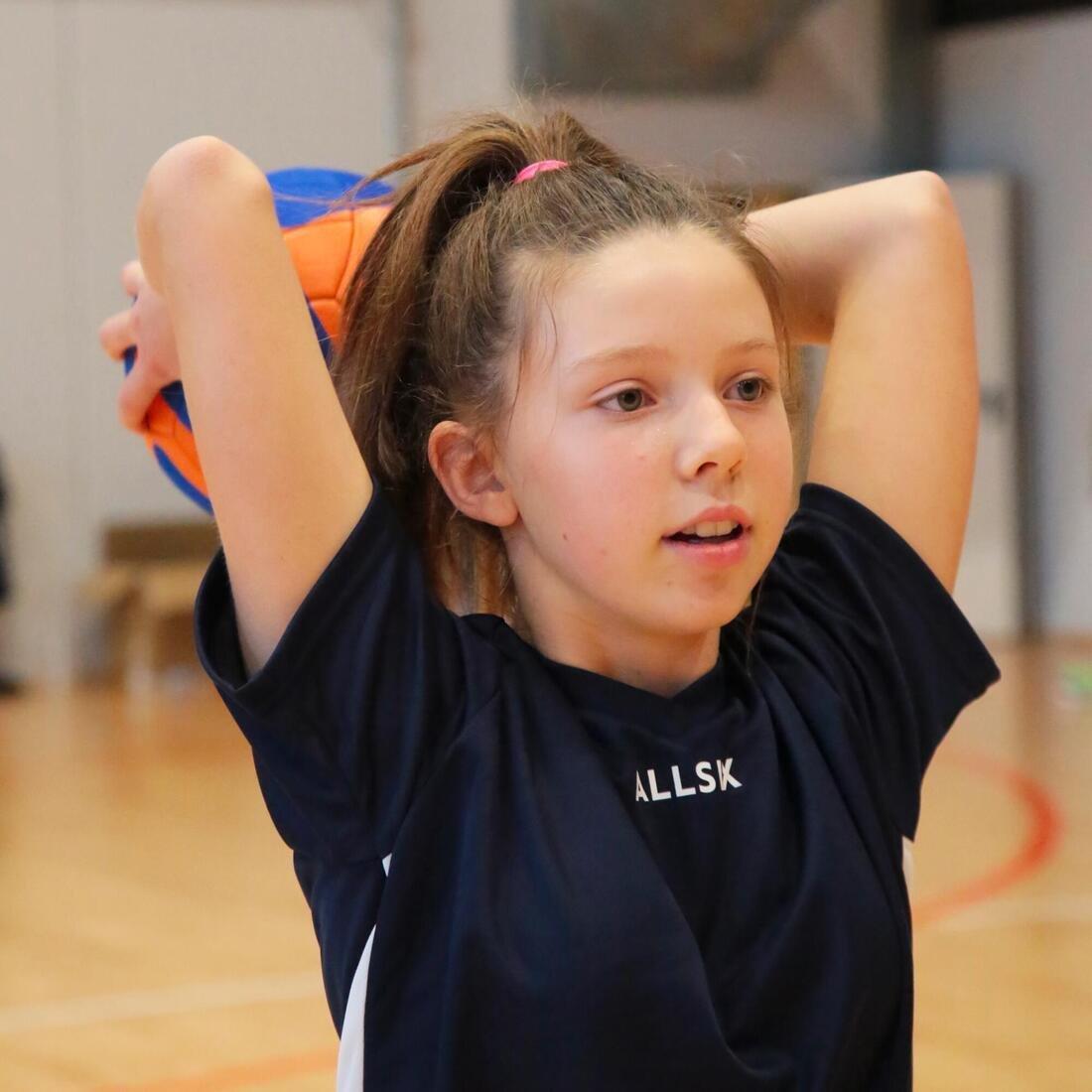 230-250 G Volleyball - For 10- To -14-Year-Olds V100 Soft, Blue, No Color, large image number 1