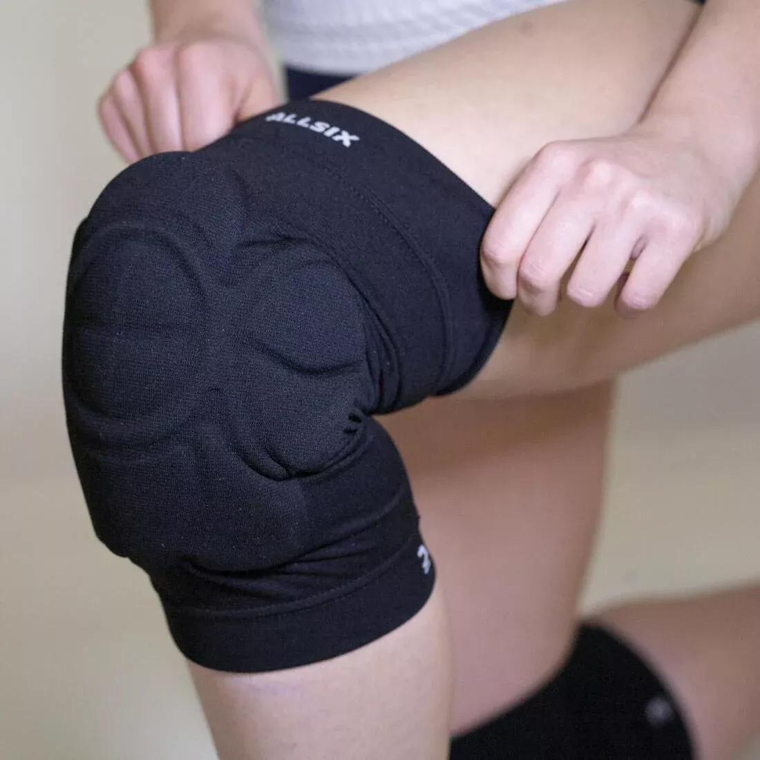 Volleyball Knee Pads For Intensive Play, Black, , large image number 1