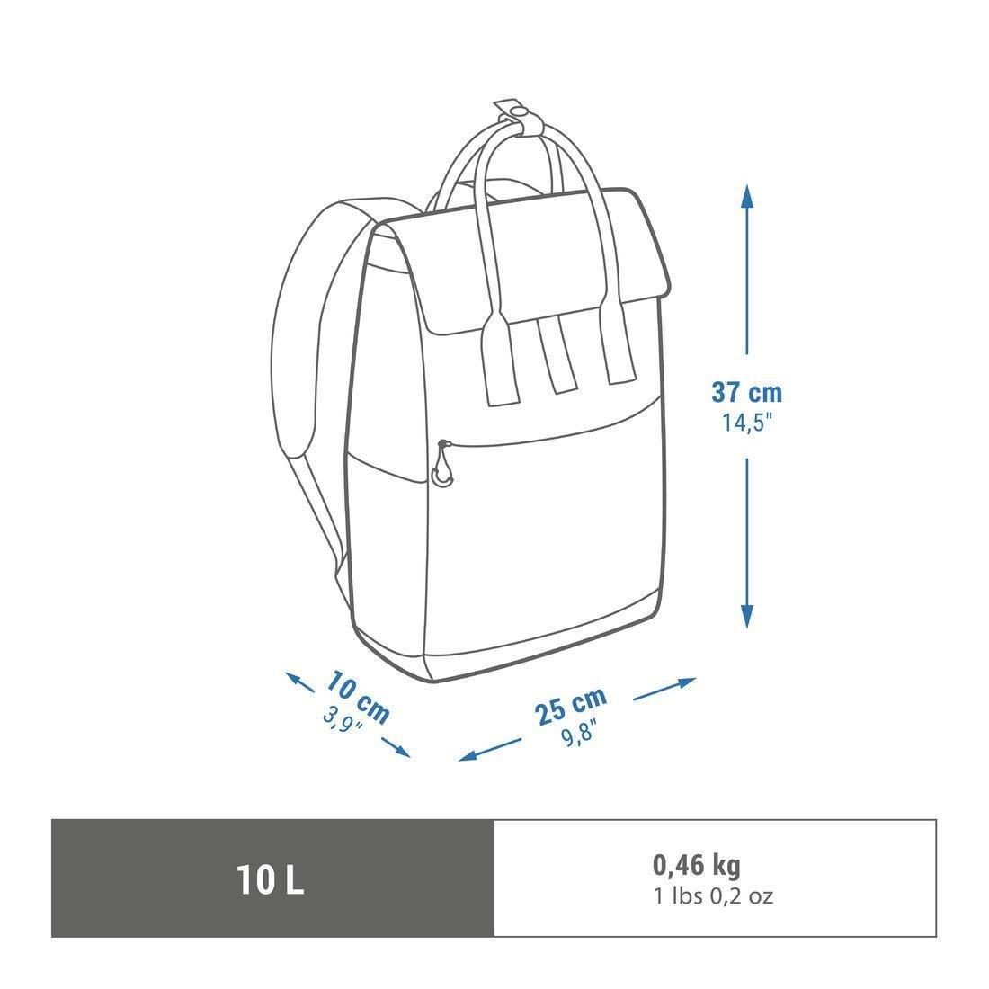 10 litre backpack discount dimensions