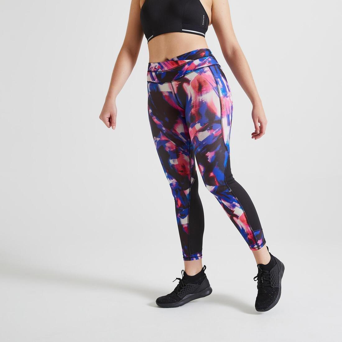 Fitness Leggings Print, Multi Colour, , large image number 1