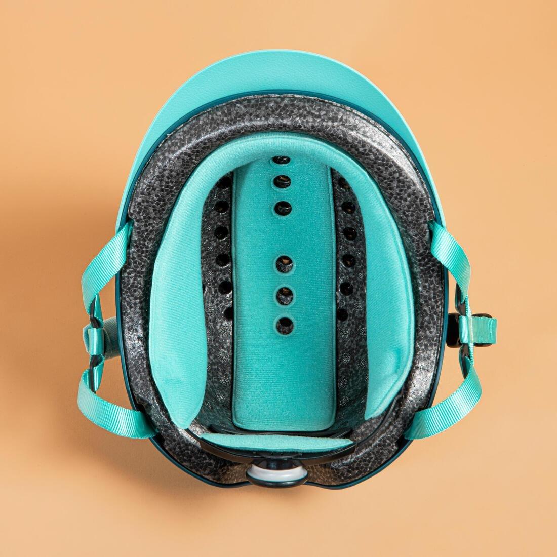 Kids Horse Riding Helmet 100, Blue, No Color, large image number 7