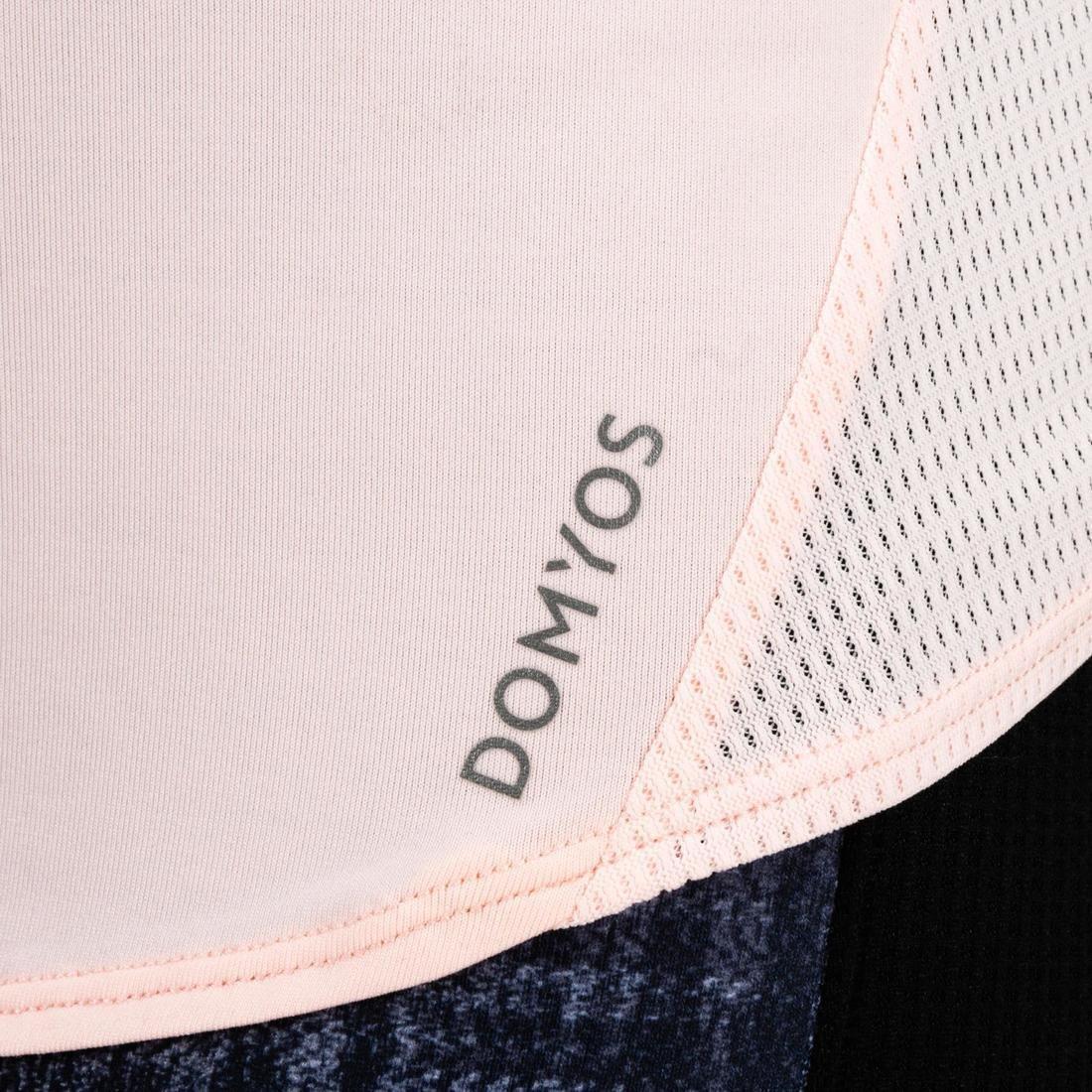 Women's Fitness Cardio Training Leggings - Mottled, Fluo Pale Peach, , large image number 10