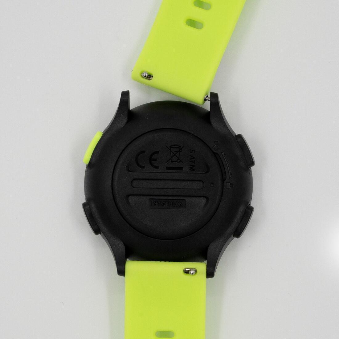 W500M Running stopwatch, fluo neon yellow, No Color, large image number 4
