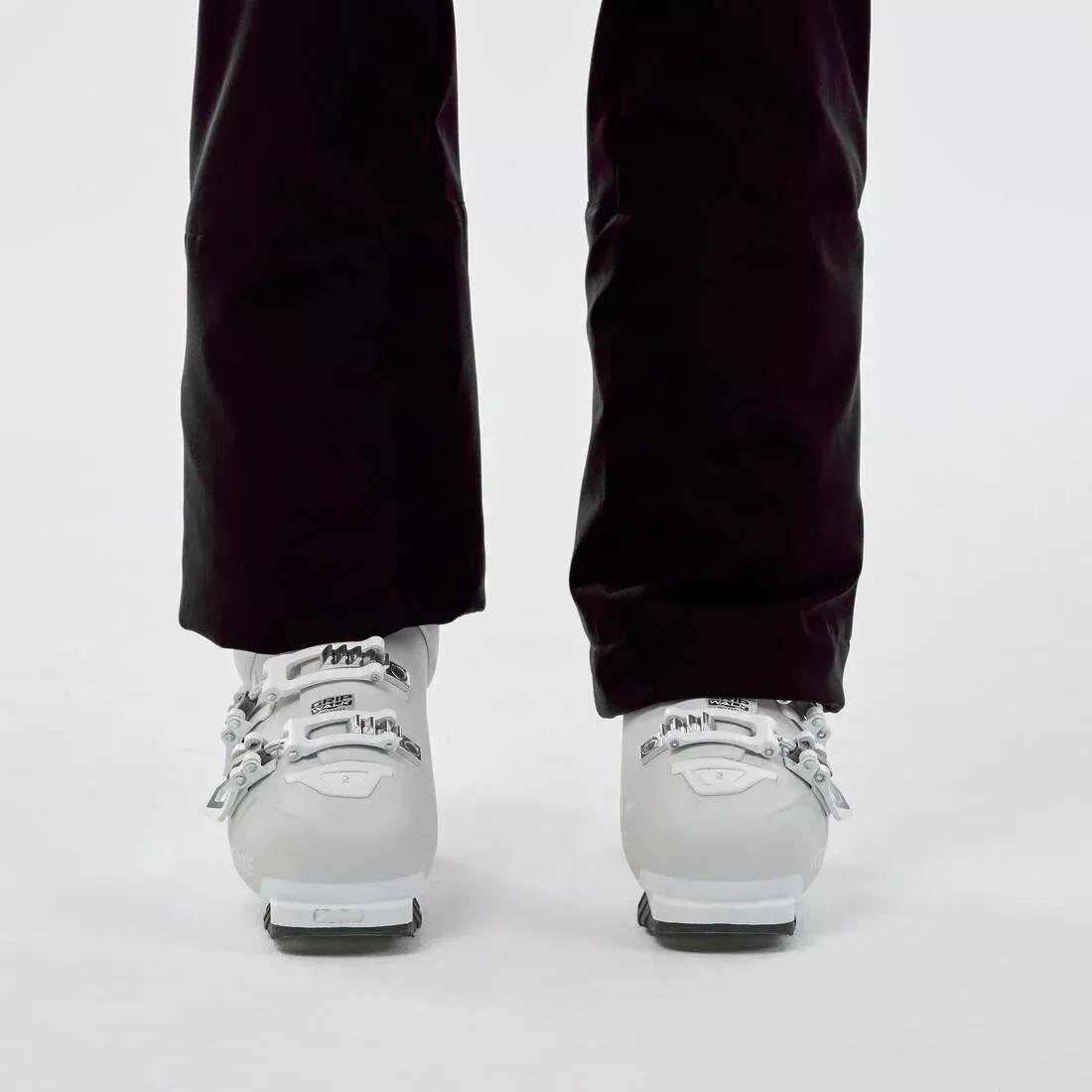 BLACK Women's Warm and Fitted Ski Trousers 500, , large image number 5