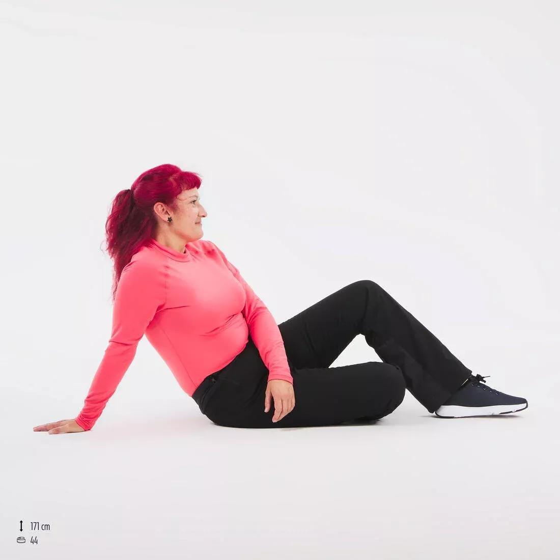 BLACK Women's Warm and Fitted Ski Trousers 500, , large image number 14