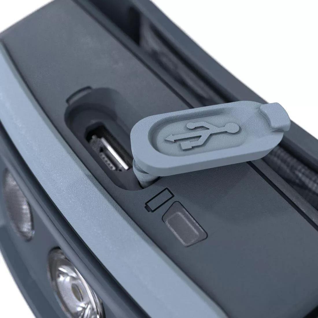 Head Torch - Trek 500 USB, Blue Grey, No Color, large image number 12