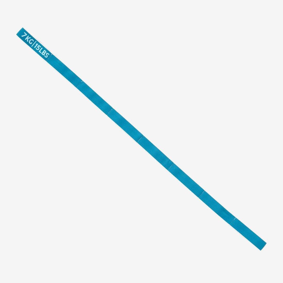 Gym Stretching Light Elastiband, Deep Blue, No Color, large image number 2