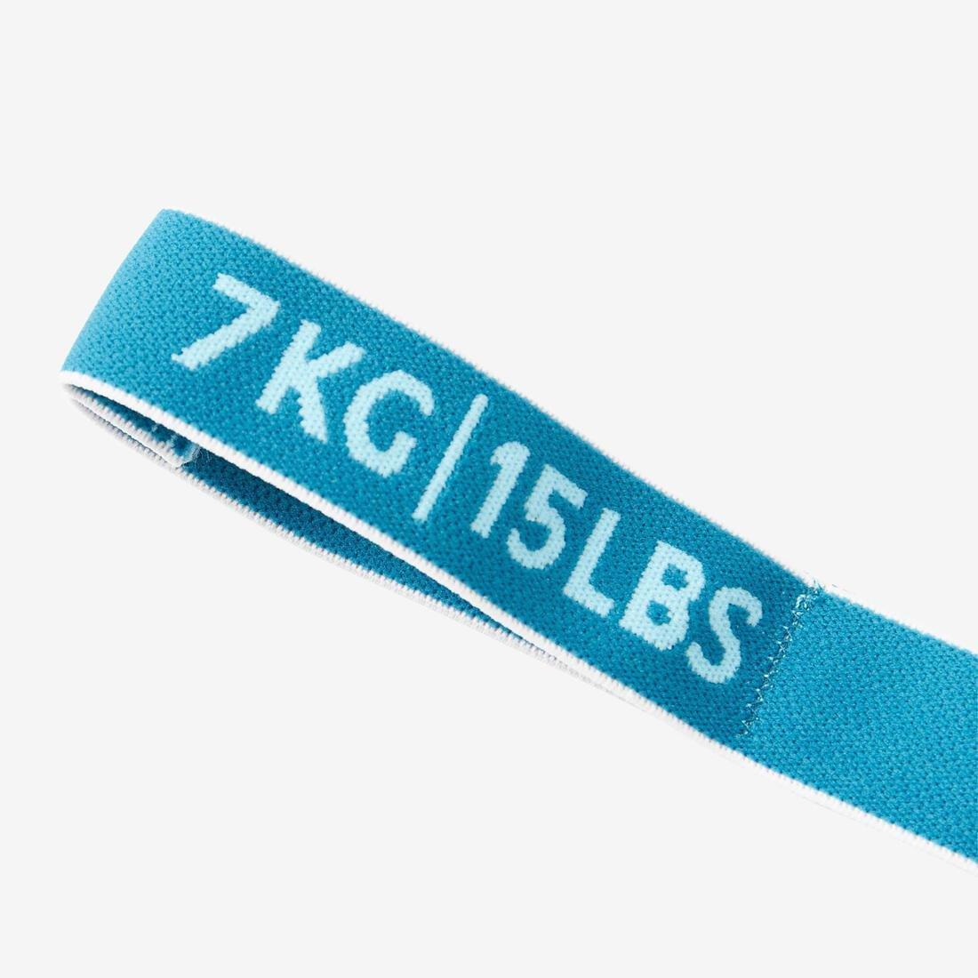 Gym Stretching Light Elastiband, Deep Blue, No Color, large image number 3