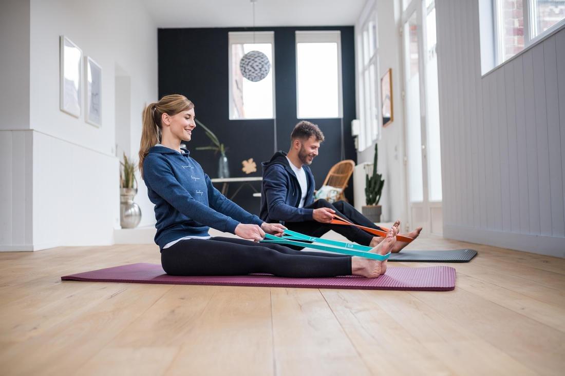 Gym Stretching Light Elastiband, Deep Blue, , large image number 11