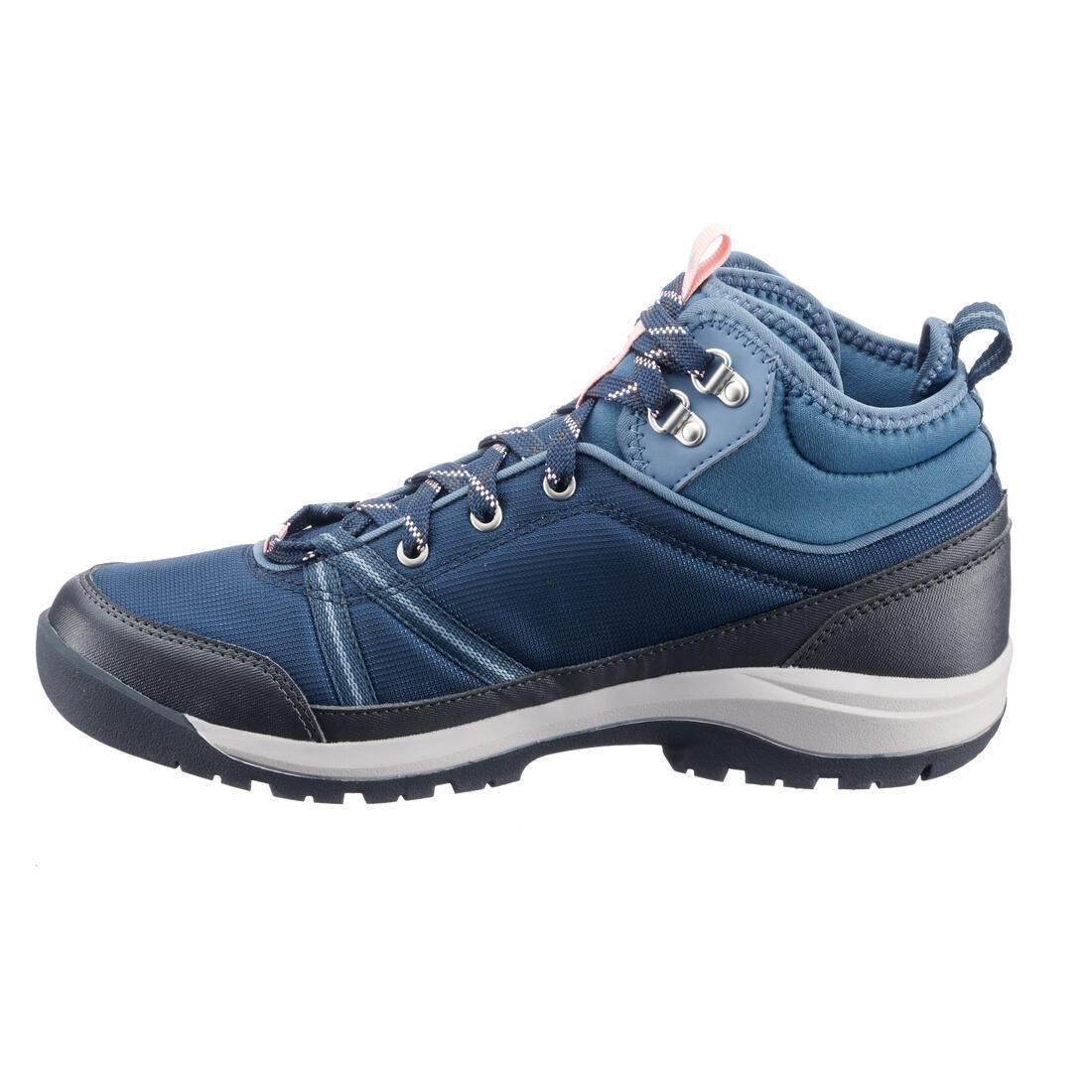 Women Waterproof Hiking Boots - Nh100 Mid Wp, Grey, , large image number 2