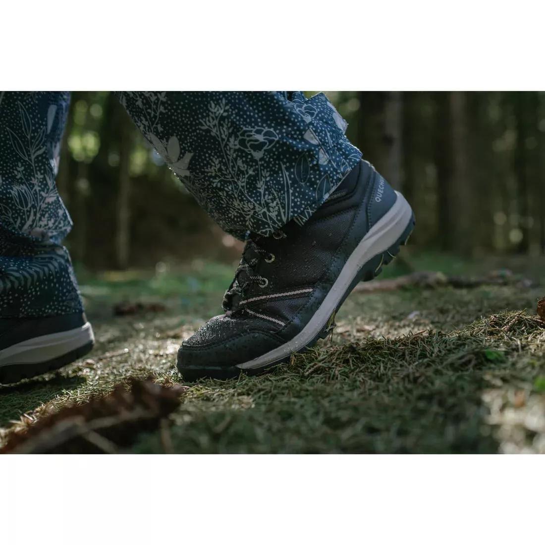 Women Waterproof Hiking Boots - Nh100 Mid Wp, Grey, No Color, large image number 9