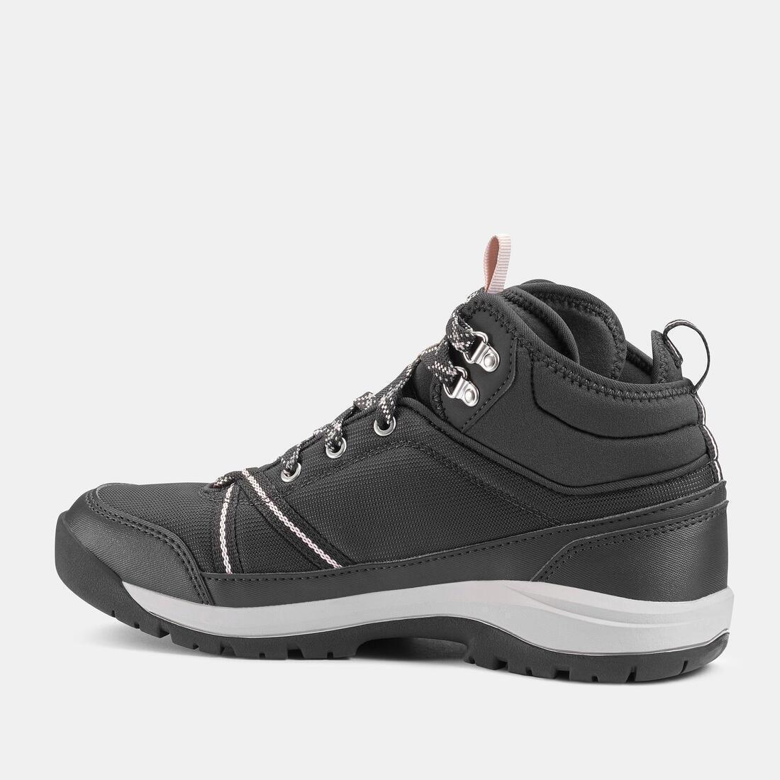 Women Waterproof Hiking Boots - Nh100 Mid Wp, Grey, , large image number 11