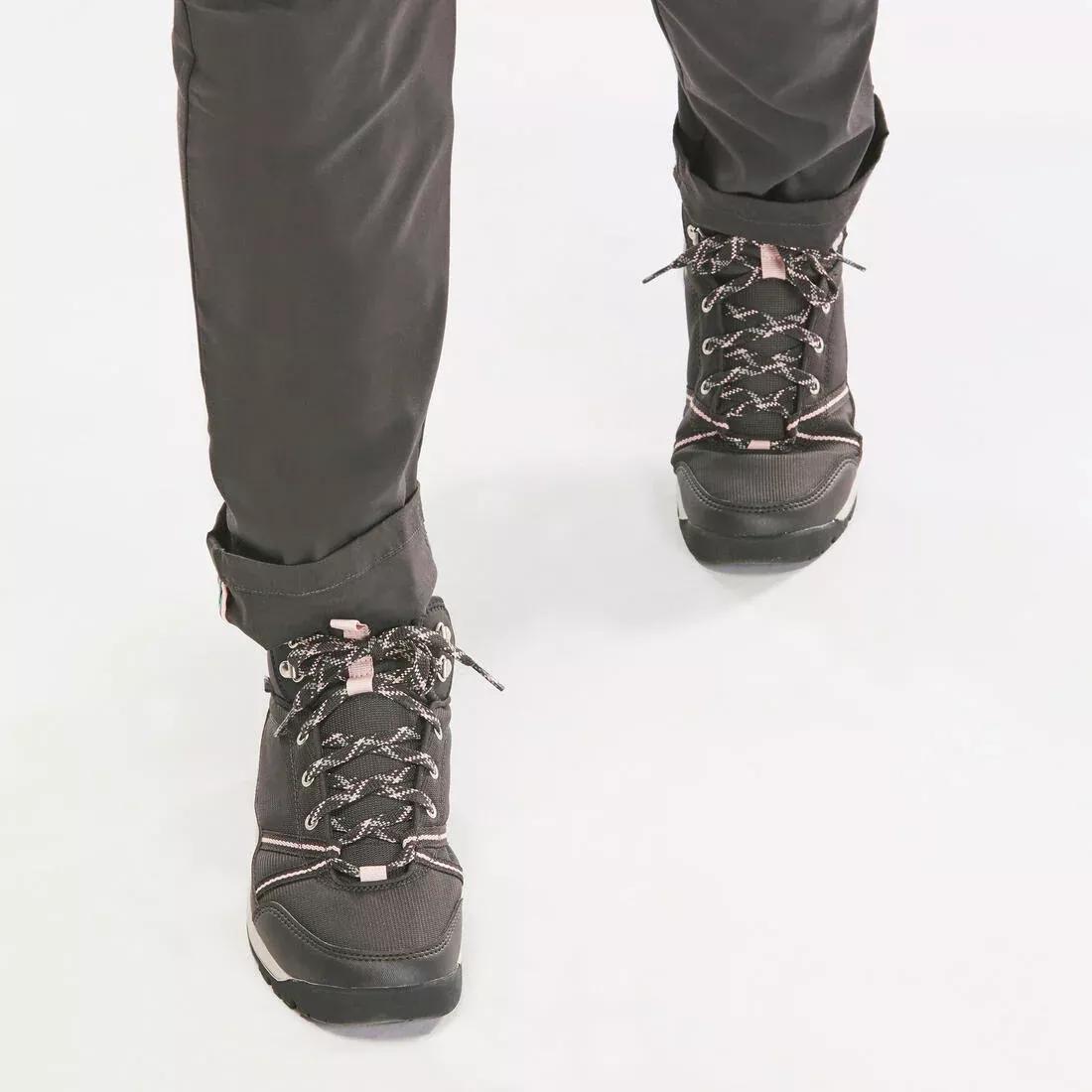 Women Waterproof Hiking Boots - Nh100 Mid Wp, Grey, , large image number 14