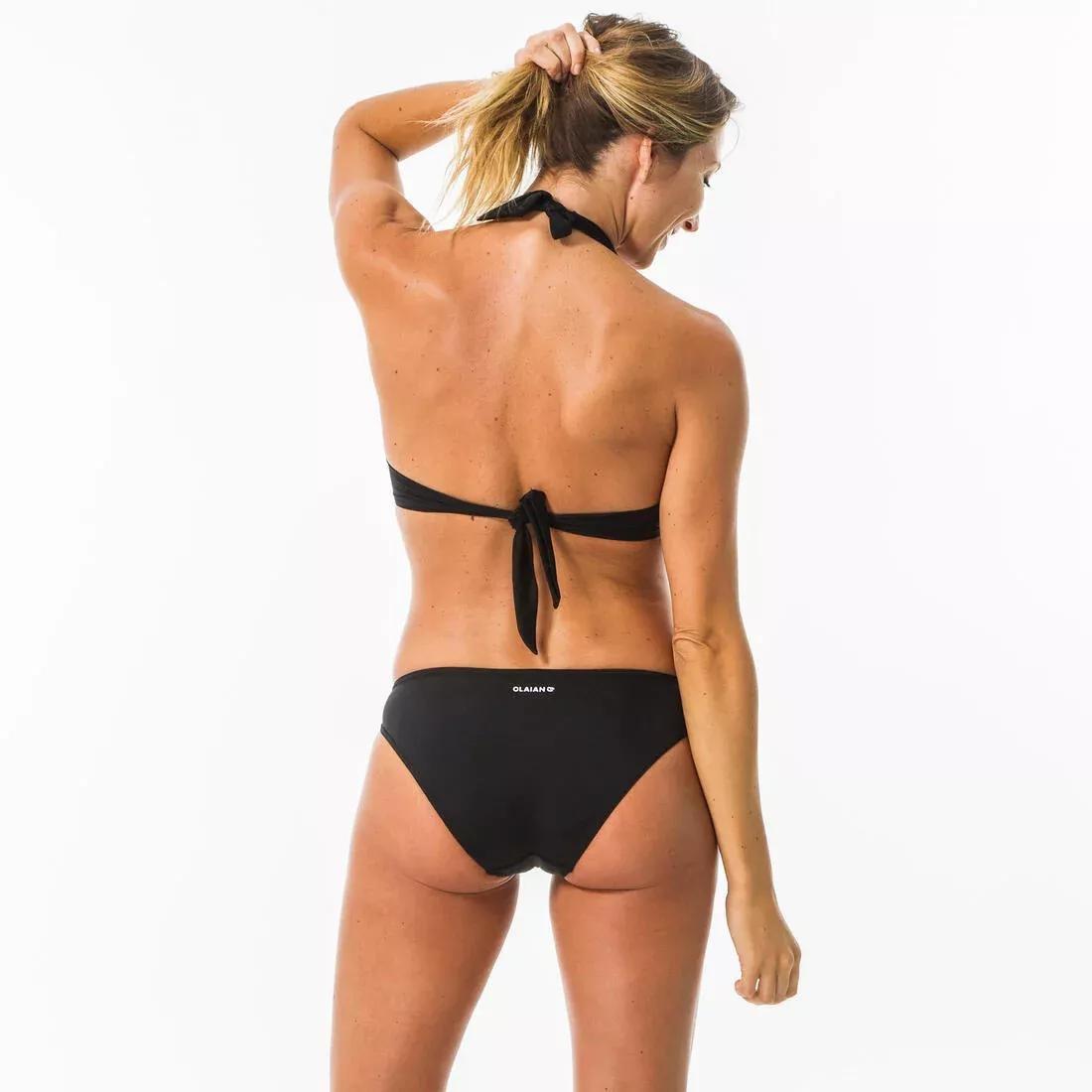 Women Classic Bikini Briefs Swimsuit Bottoms, Black, , large image number 4