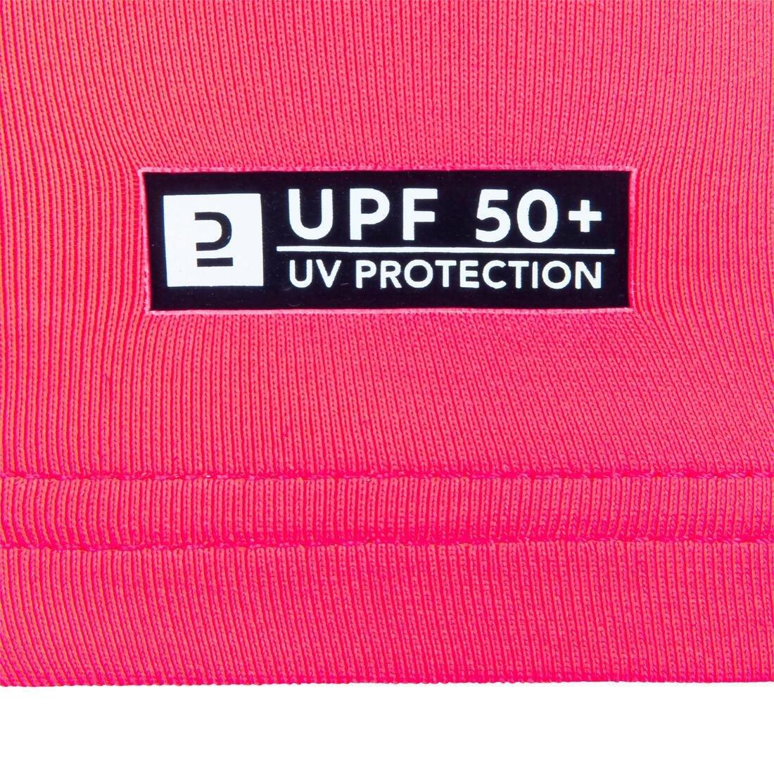 FLUO ULTRA PINK Kids' UV Protection Sun Top - Coral, , large image number 4