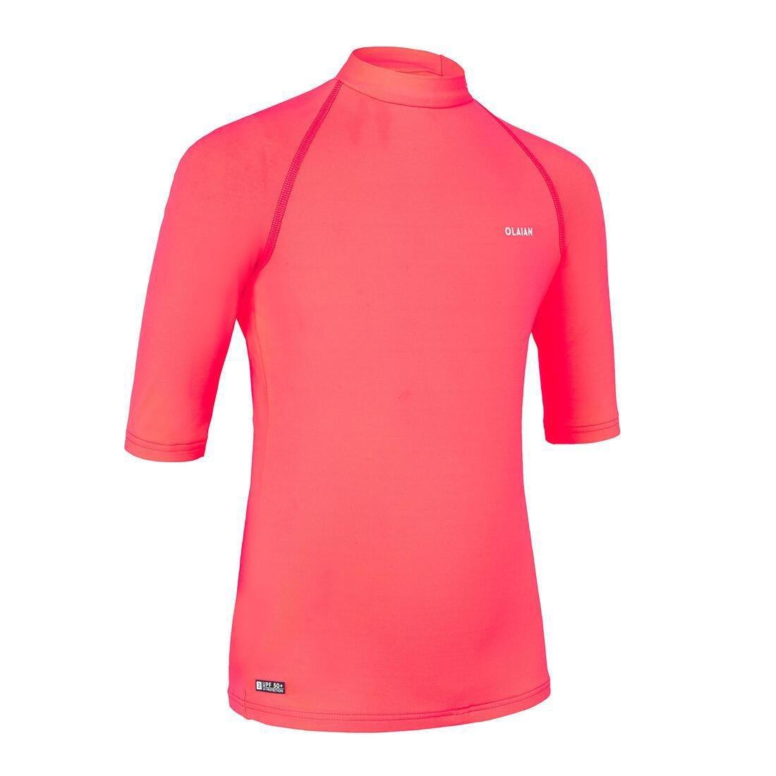 FLUO ULTRA PINK Kids' UV Protection Sun Top - Coral, , large image number 5