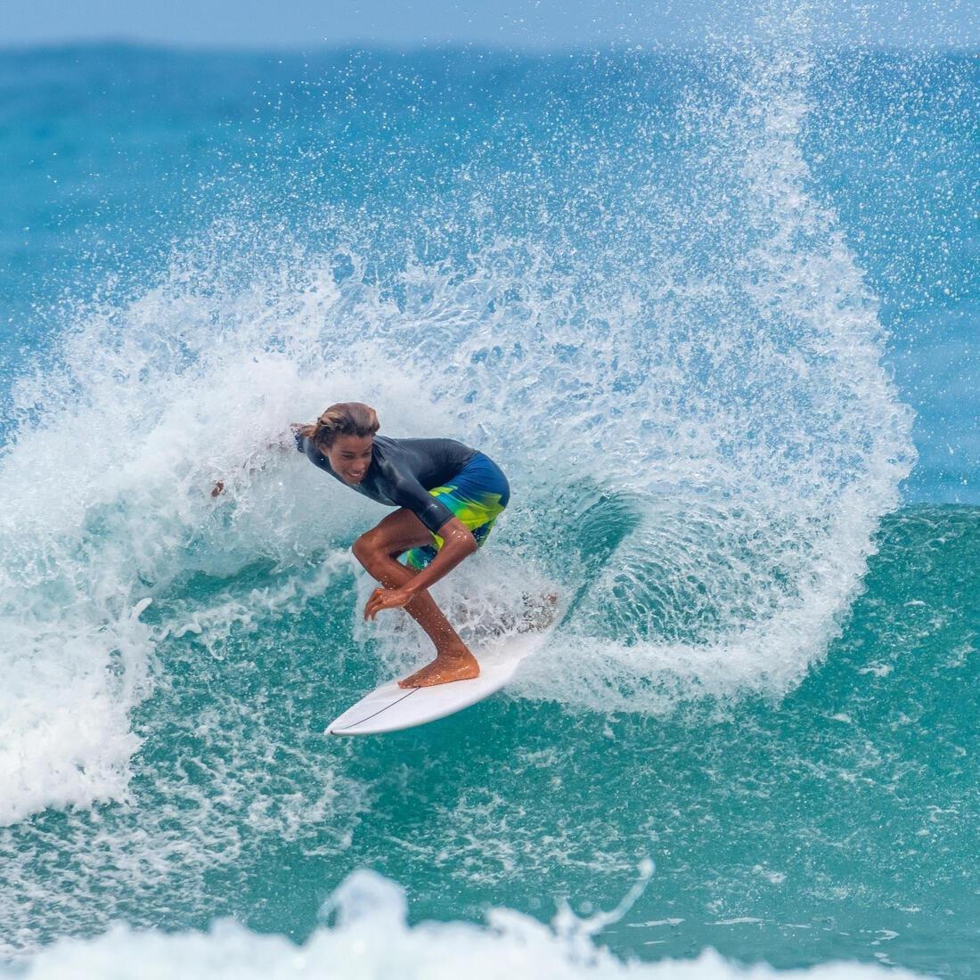 BLACK Kids' UV Protection Sun Top - Coral, No Color, large image number 3