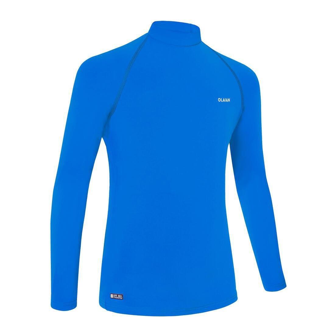Kids Uv Protection Long Sleeve T-Shirt, Blue, , large image number 1