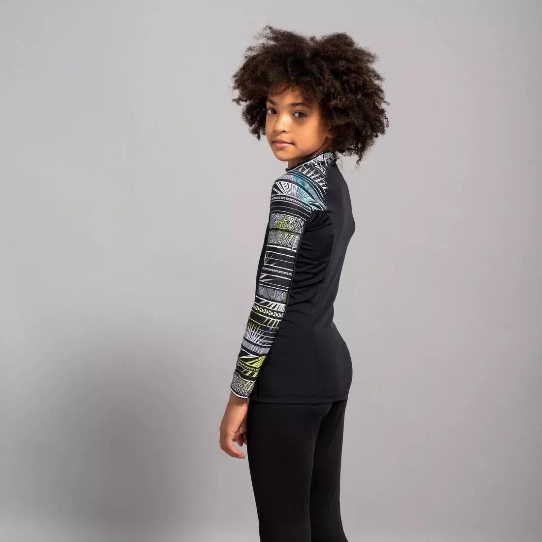 Kids Boys Long Sleeve Sun Top, Black, , large image number 12