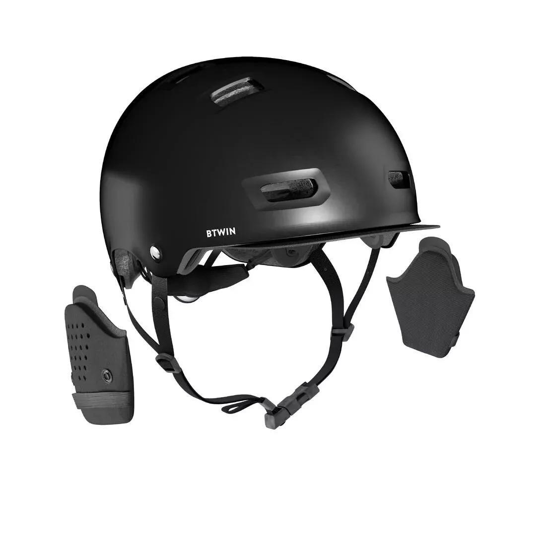 Bowl City Cycling Helmet - 500, Black, No Color, large image number 3