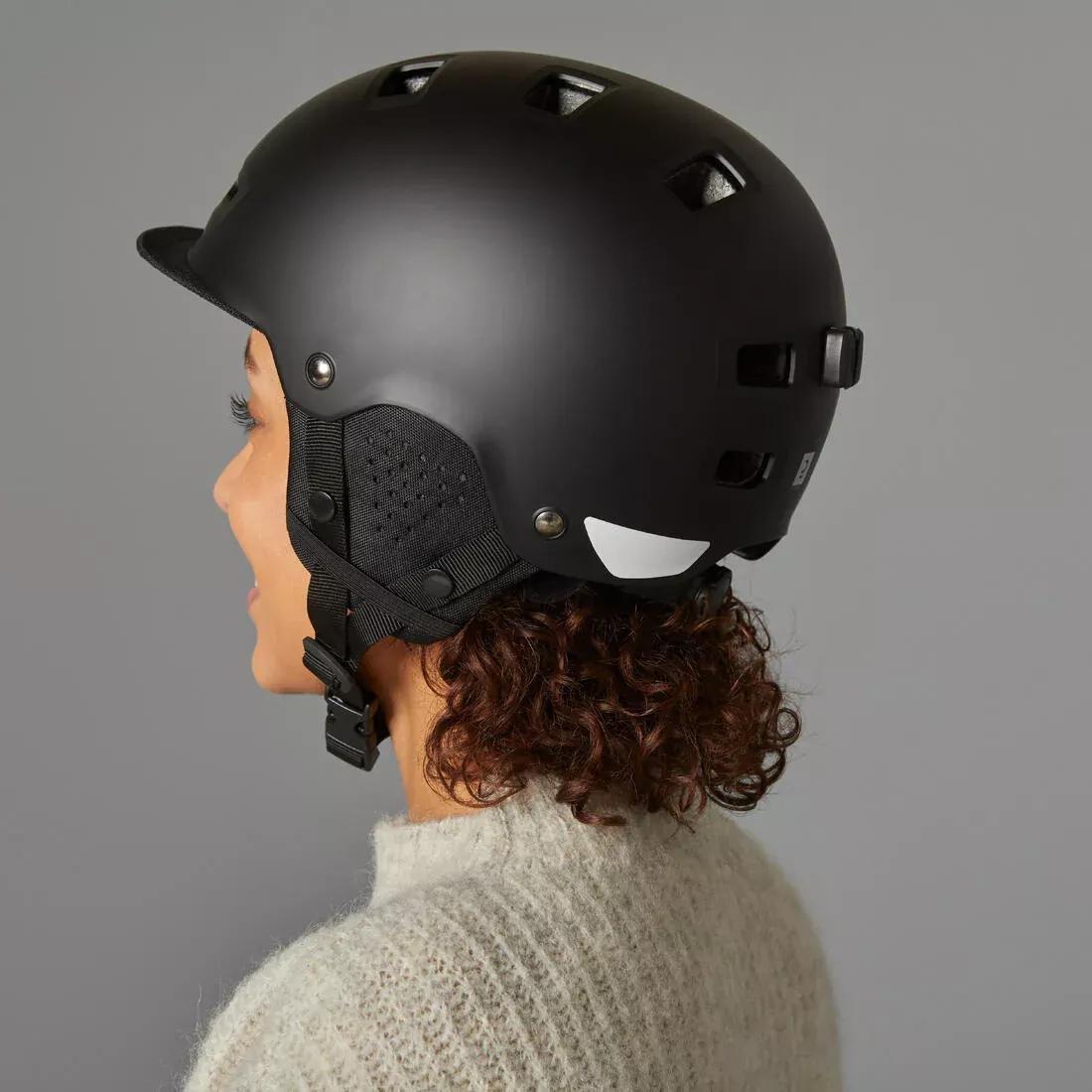 Bowl City Cycling Helmet - 500, Black, No Color, large image number 7