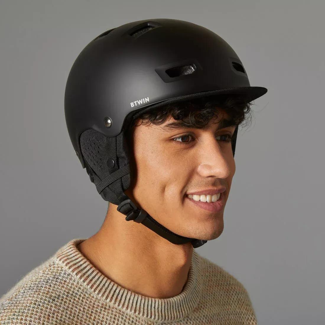 Bowl City Cycling Helmet - 500, Black, No Color, large image number 8