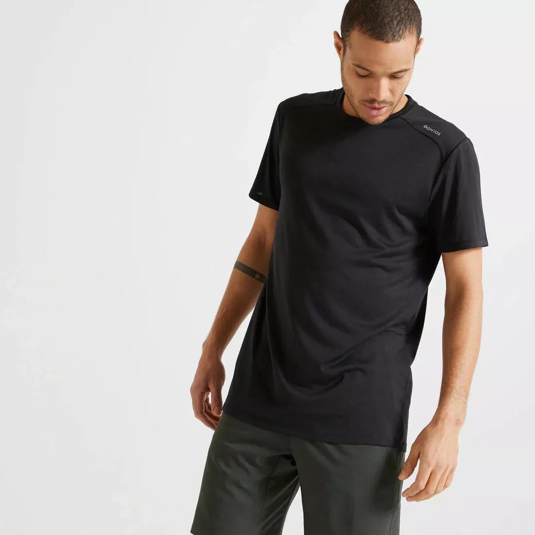 Technical Fitness T-Shirt 100 - Mottled, Black, , large image number 1