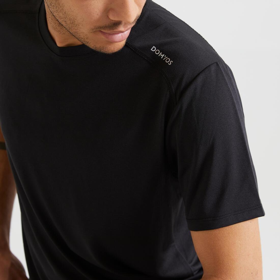 Technical Fitness T-Shirt 100 - Mottled, Black, , large image number 5