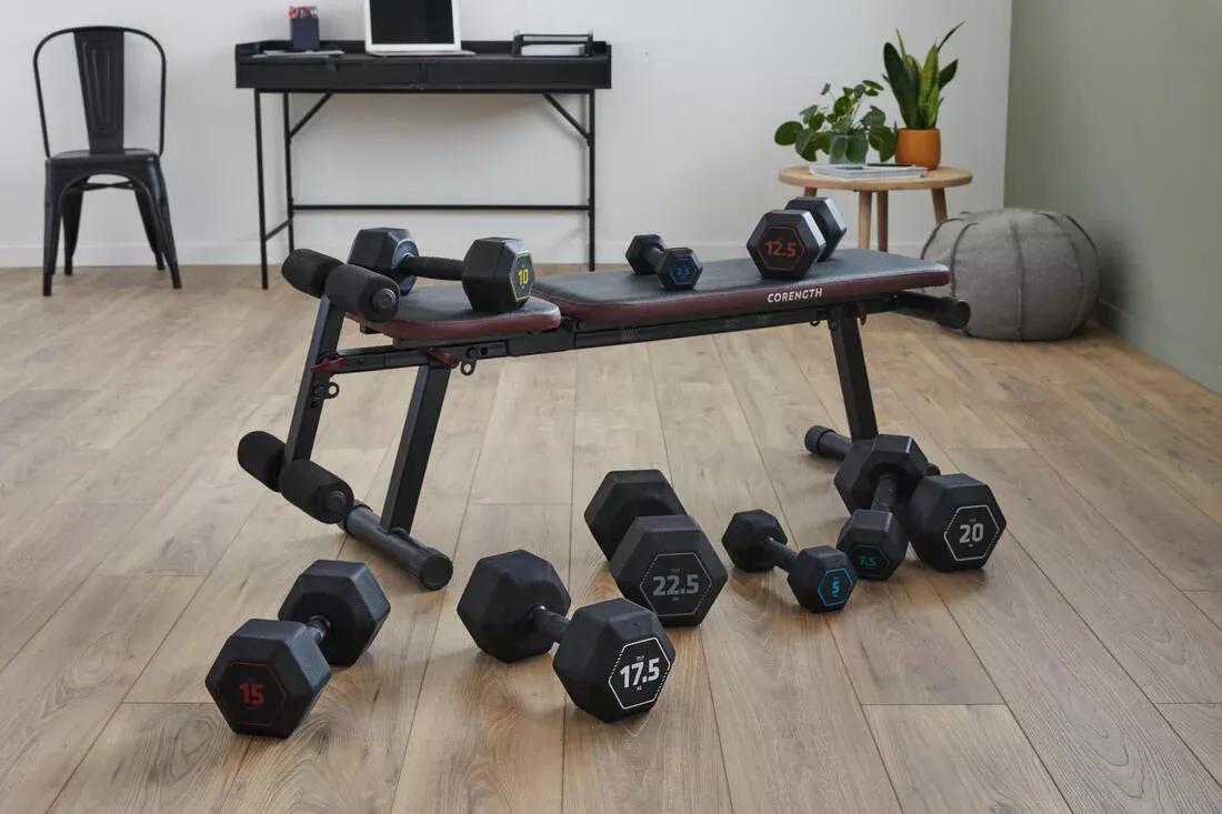 2.5 Kg Cross Training And Weight Training Hexagonal Dumbbell, Black, No Color, large image number 4