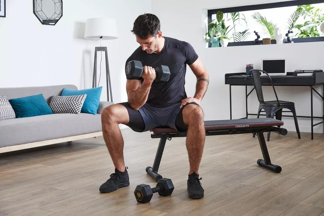 Cross Training And Weight Training Hex Dumbbells - 12.5 Kg, Black, No Color, large image number 6