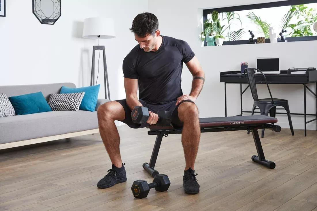 Cross Training And Weight Training Hex Dumbbells - 12.5 Kg, Black, No Color, large image number 7