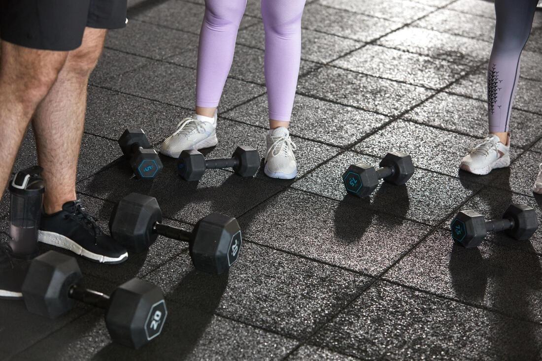 Cross Training And Weight Training Hex Dumbbells - 20 Kg, Black, 5401_000, large image number 4