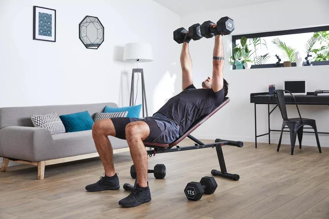 Cross Training And Weight Training Hex Dumbbells - 20 Kg, Black, 5401_000, large image number 5