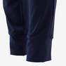 DOMYOS - Kids Light Breathable Loose-Fit Jogging Bottoms, Navy Blue