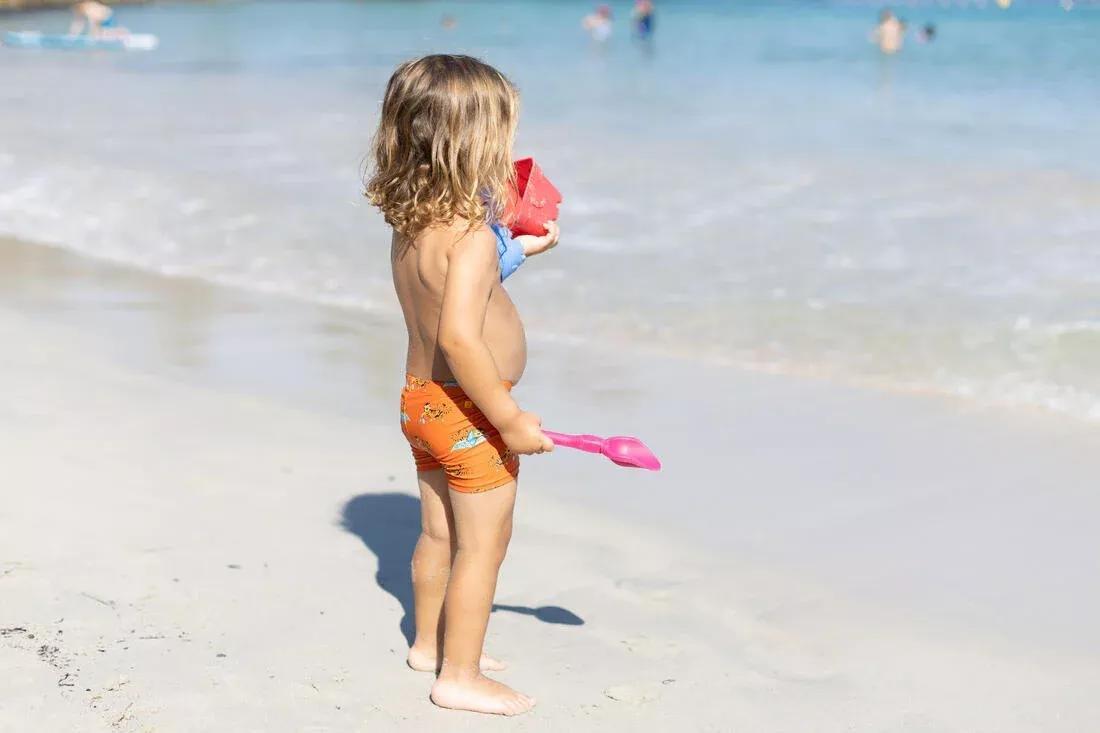 Kids Swim Shorts, Blue, No Color, large image number 13