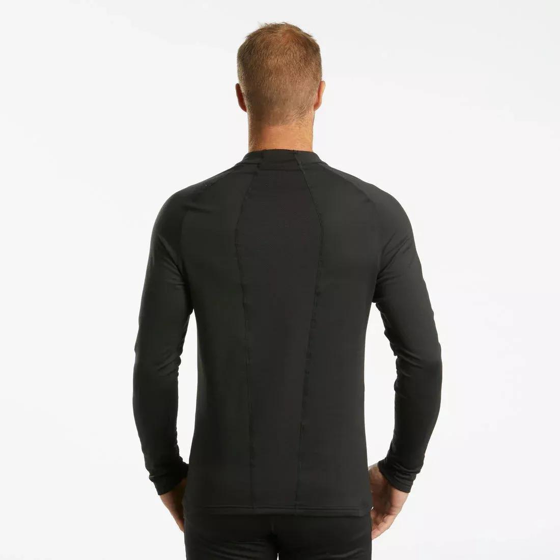 Men Ski Base Layer Top - Bl 500, Green, No Color, large image number 13