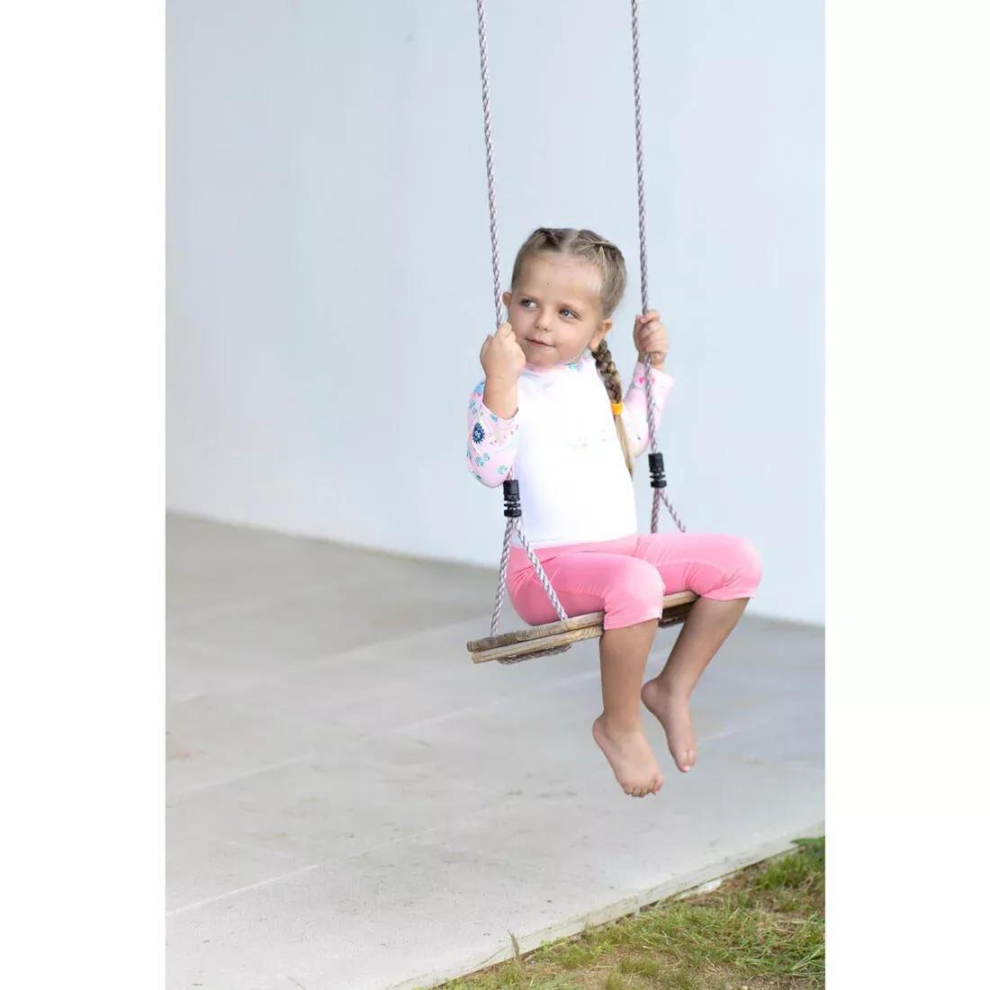 Baby /Kids Swimming Long Sleeve V-Protection Sit Print, Deep Blue, No Color, medium