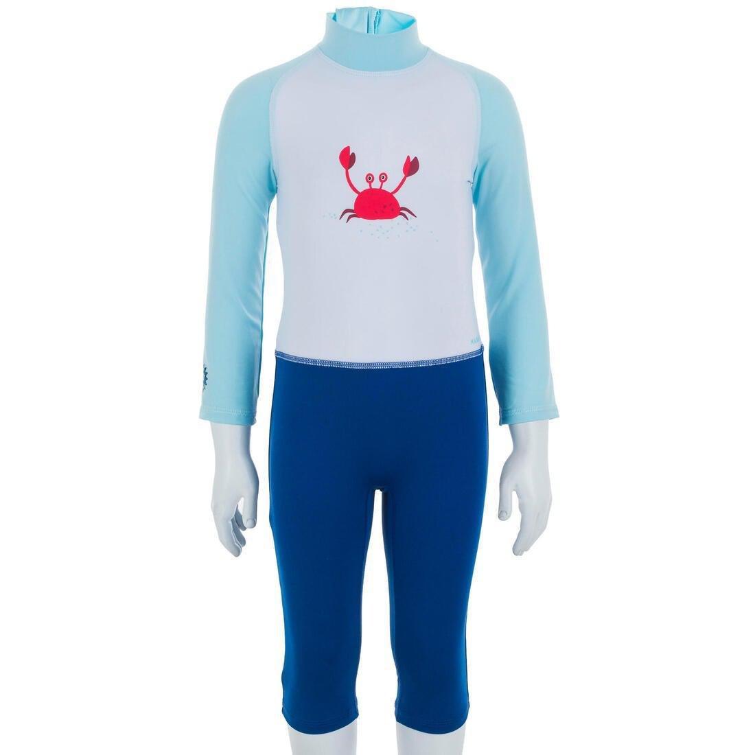 Girls /Kids Long-Sleeve Uv-Protection Swimming Suit Print, Bubblegum, , large image number 3