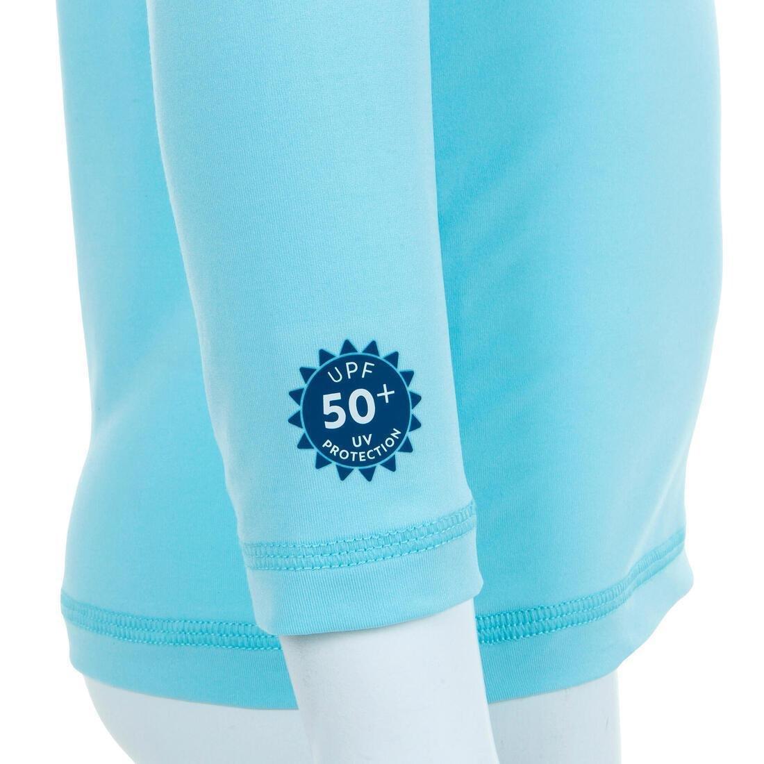 Baby Long Sleeve Uv-Protection T-Shirt, Ice Blue, , large image number 7