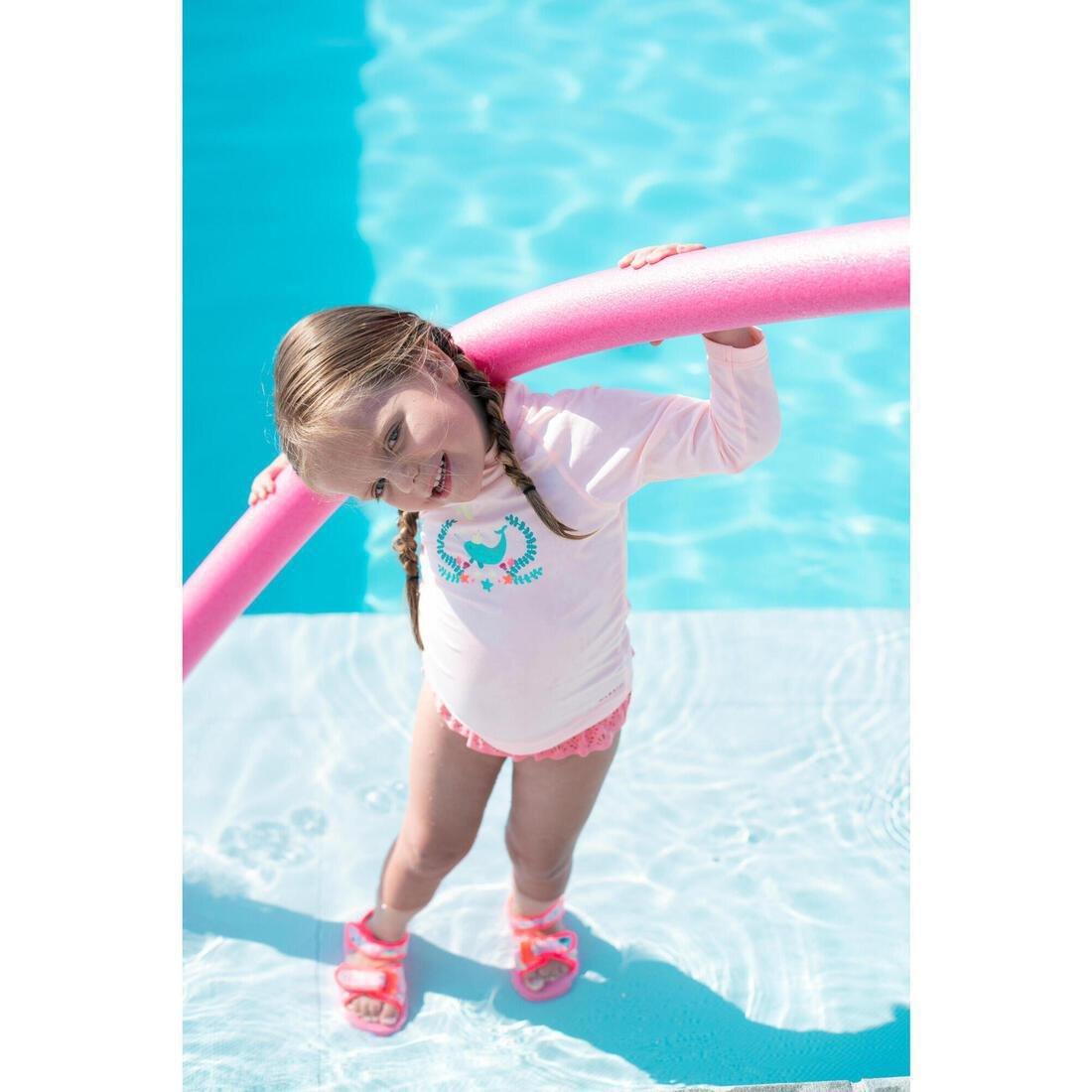 Baby Long Sleeve Uv-Protection T-Shirt, Ice Blue, , large image number 9