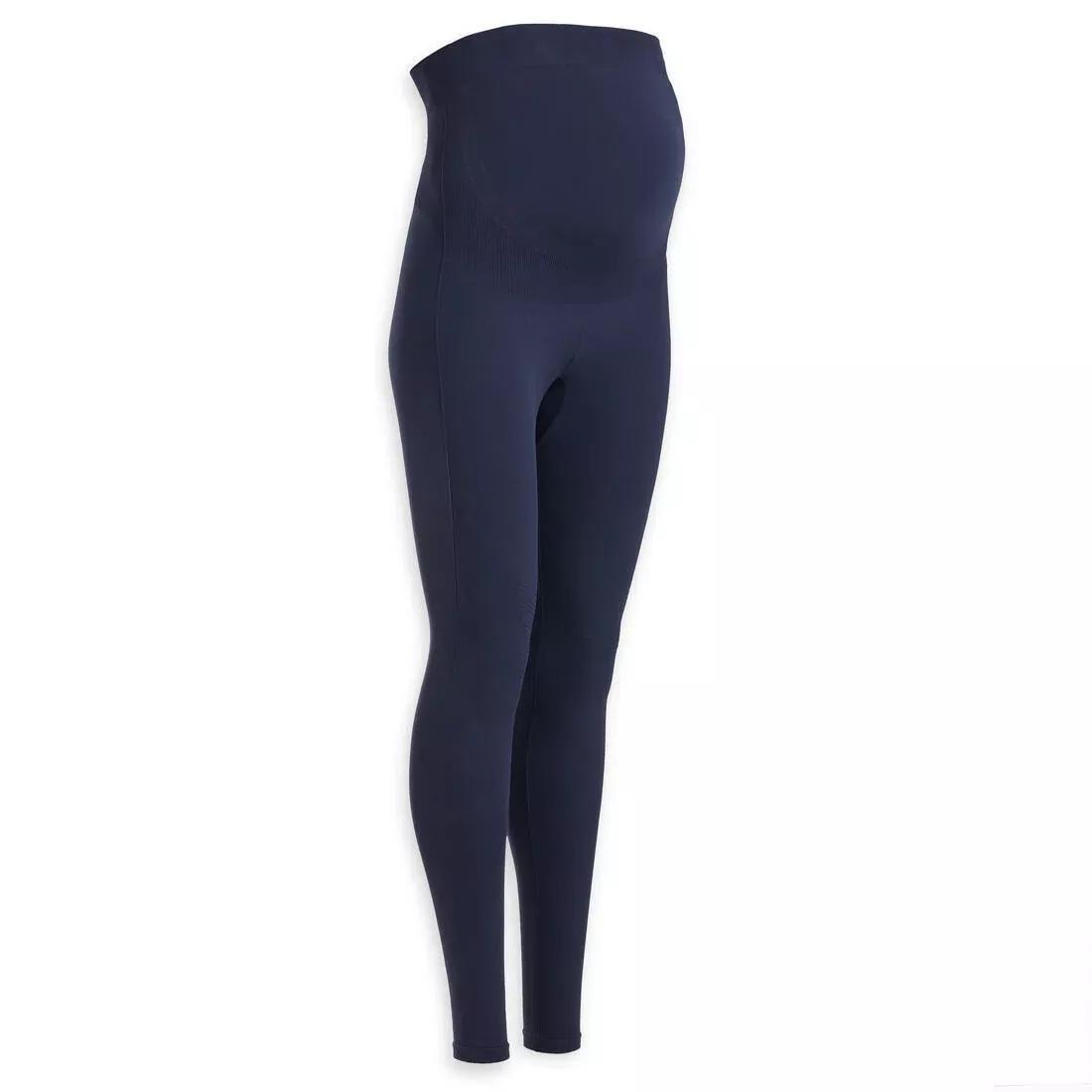 DOMYOS--PRE NATAL YOGA LEGGING BLUE, , large image number 5