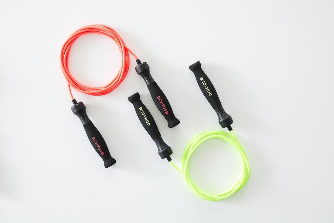 Foam Skipping Rope JR500, Yellow, No Color, large image number 5