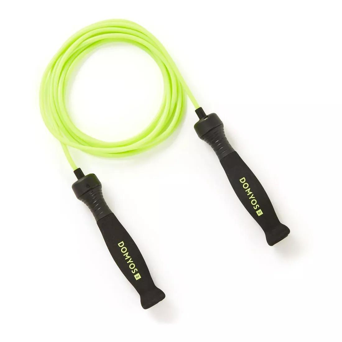 DOMYOS - Foam Skipping Rope JR500, Yellow