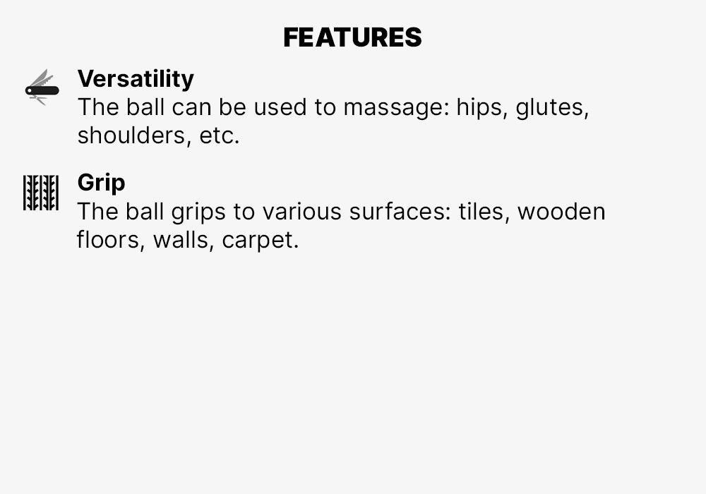 DEFAULT 12 cm Mobility & Massage Ball, No Color, large image number 9