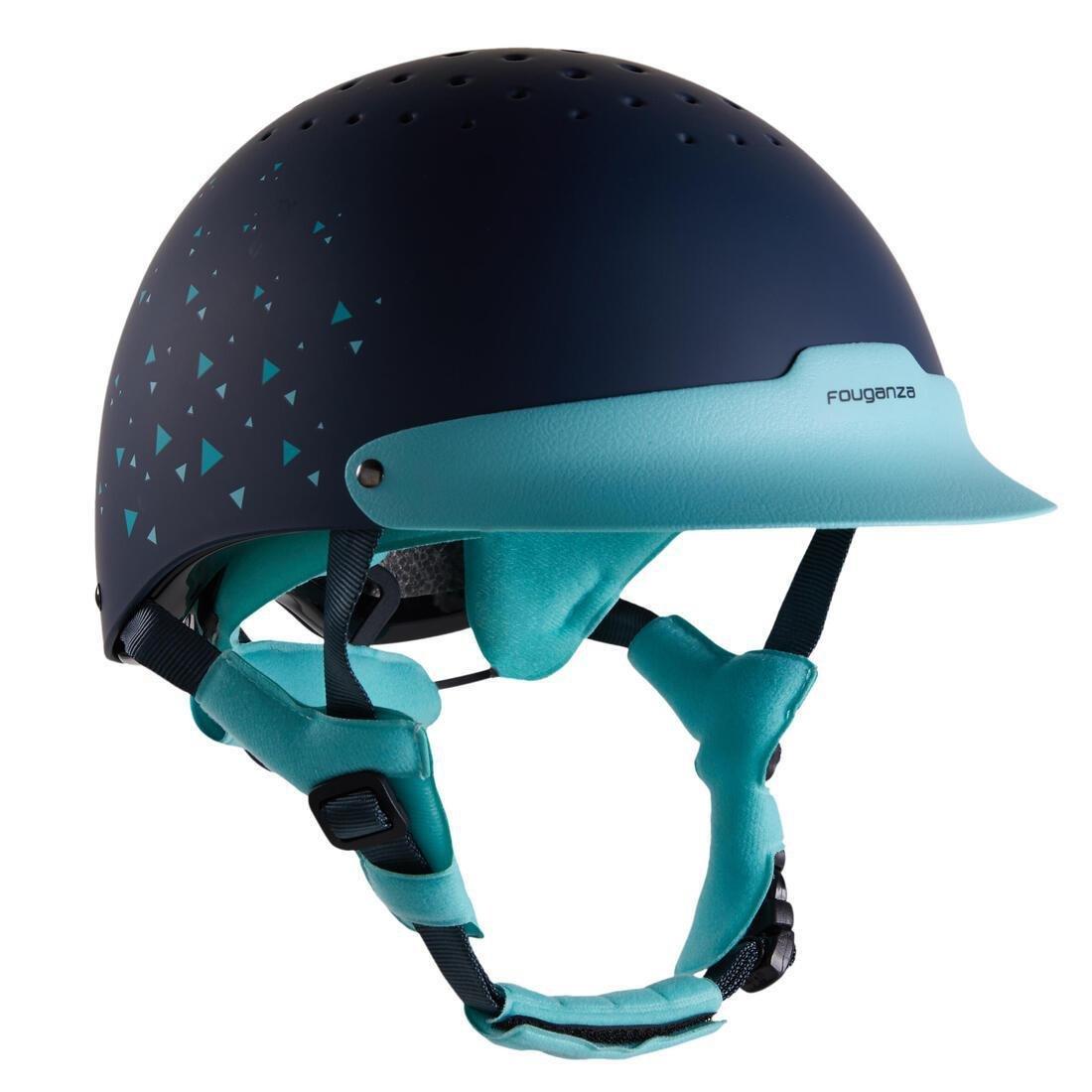 Unisex Riding Helmet - 120, Blue, , large image number 1